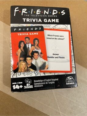 FRIENDS Trivia Card Game - Red and Black Pack